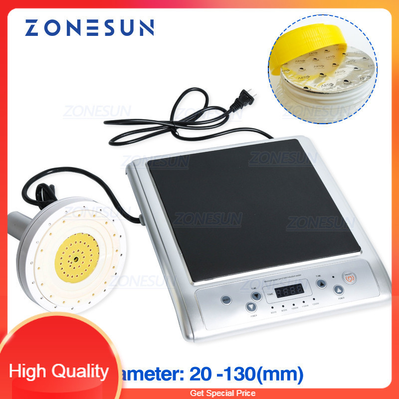 

THE BEST ZONESUN GLF-500L Microcomputer Hand-held Electromagnetic Induction Aluminum Foil Cap Sealing Machine Continuous Induction Sealer