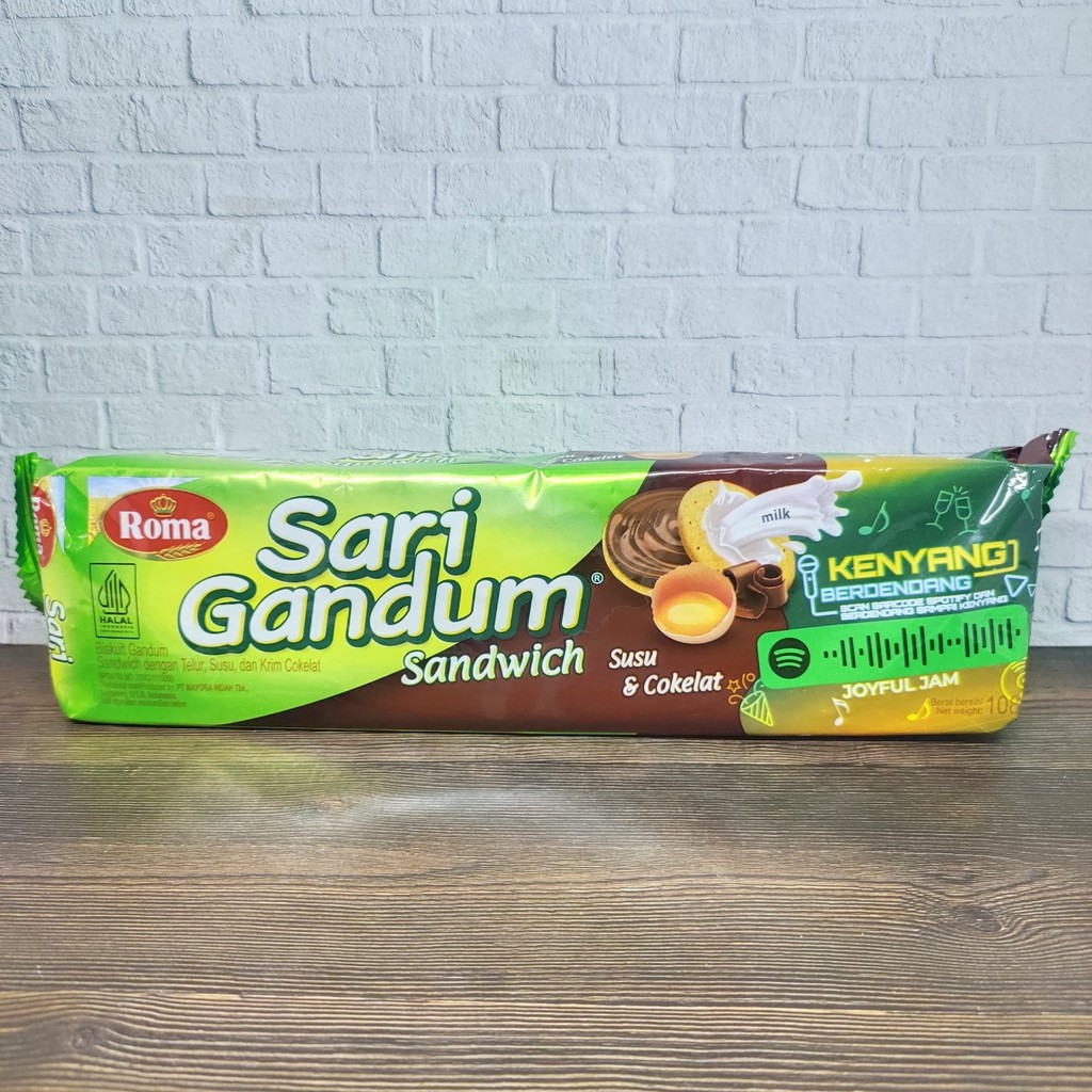 

ROMA SARI GANDUM SANDWICH COKELAT & PEANUT BUTTER 108GR