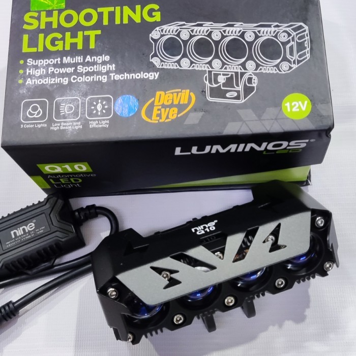 Lampu SQL 4 Q10 Nine Luminos LED Putih Kuning Senja Biru Asli Original - Q10 Nine