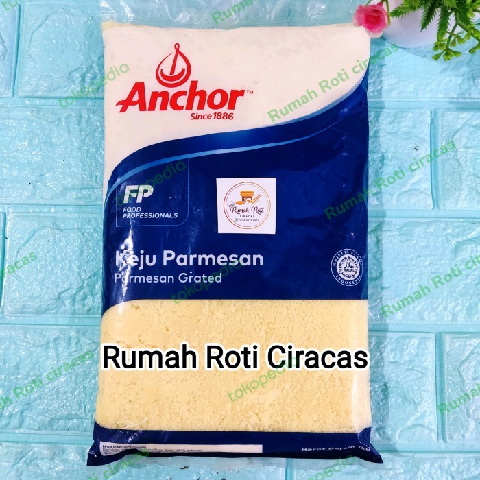 

KEJU PARMESAN ANCHOR 1KG CHEESE GRATED ANCHOR 1 KG BUBUK NZ