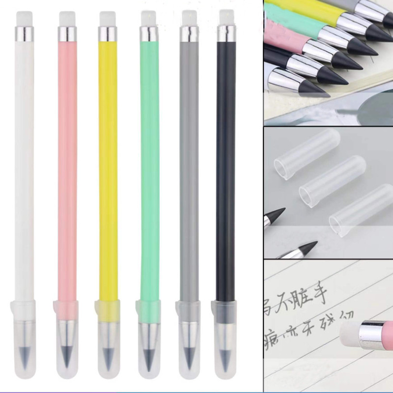

Haile New Inkless infinite Pencil Unlimited Writing No Ink Pen HB Pen Magic Pencils Sketch Painting Tools Kid Gift Stationery