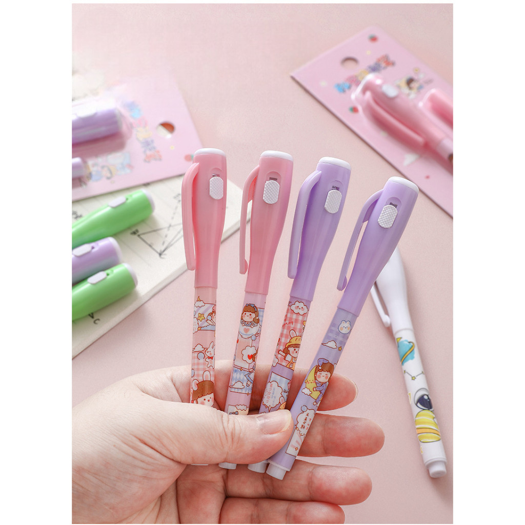 

Pulpen Magic Invisible Tinta Transparant Sinar Uv 1131