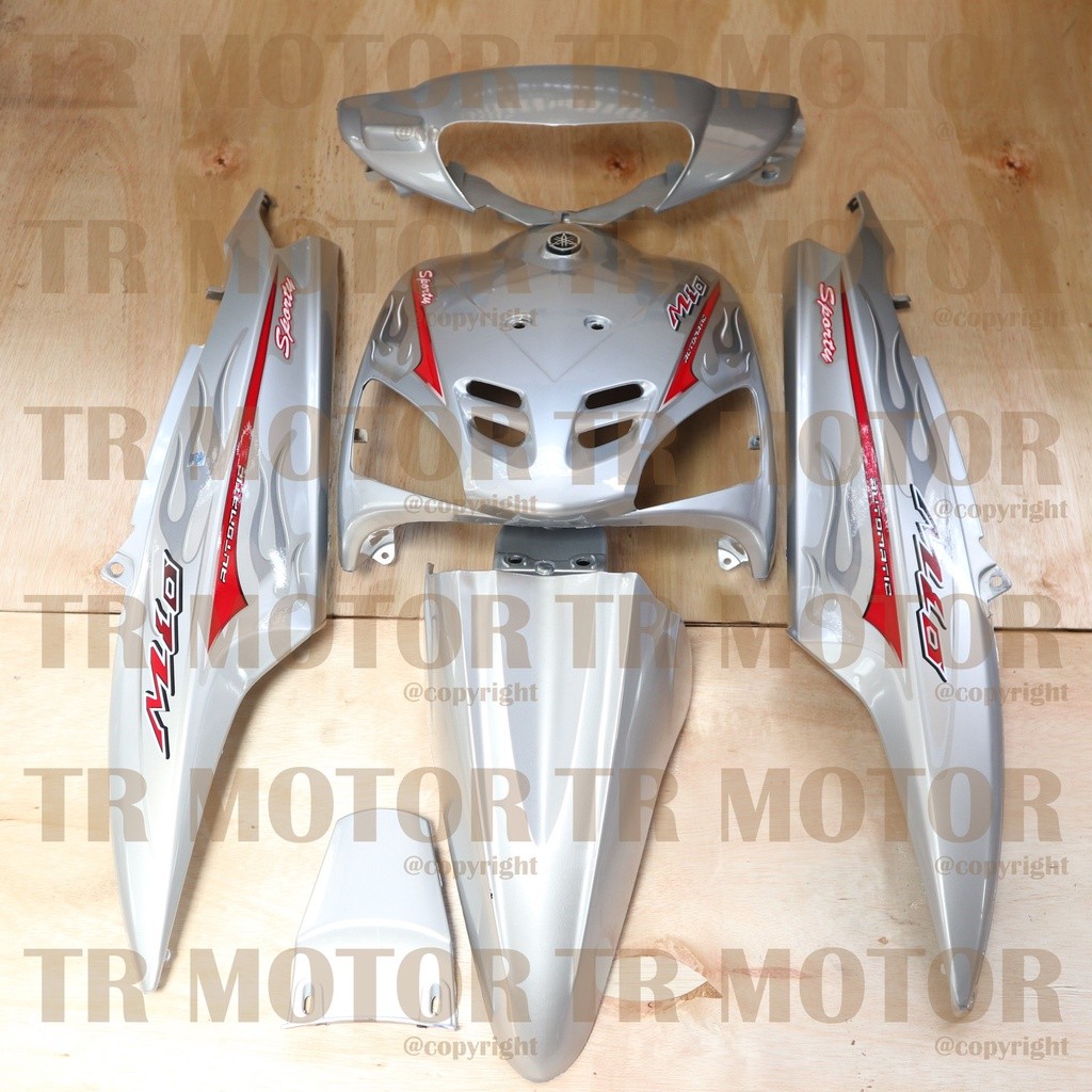 COD - Body Mio Sporty Full Set 2006 Silver Body Halus Mio Sporty Mio Lama