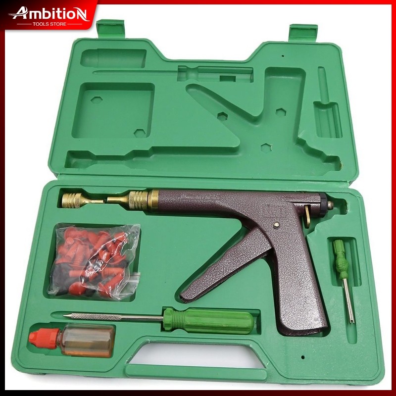 [Ada stock]Tubeless Roda Vacuum alat tambal ban tubles tubles gun bentuk tembak alat tambal