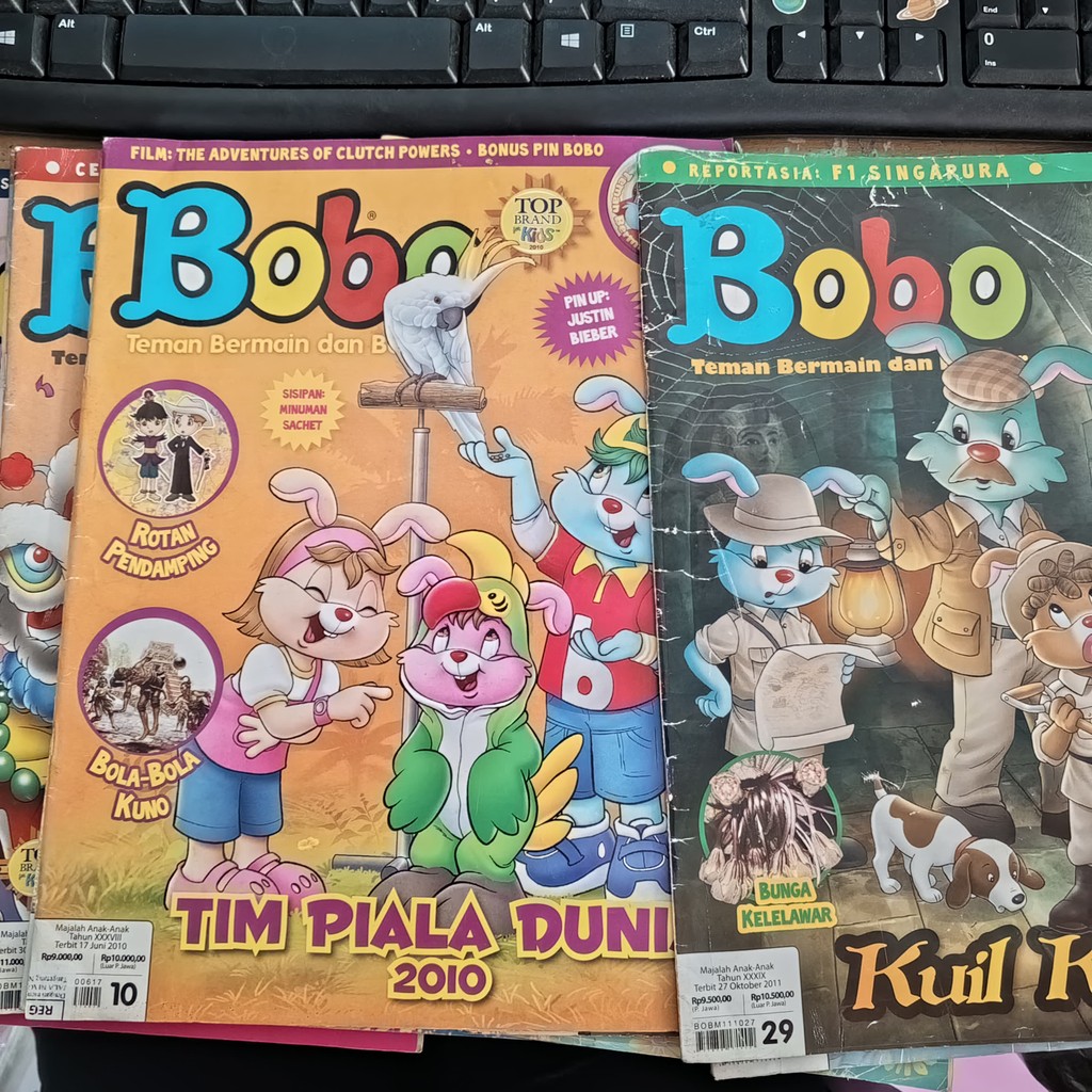 Seri Buku Anak Edukasi Majalah Bobo Tahun 2010/2011/20132014/2015 - Like New