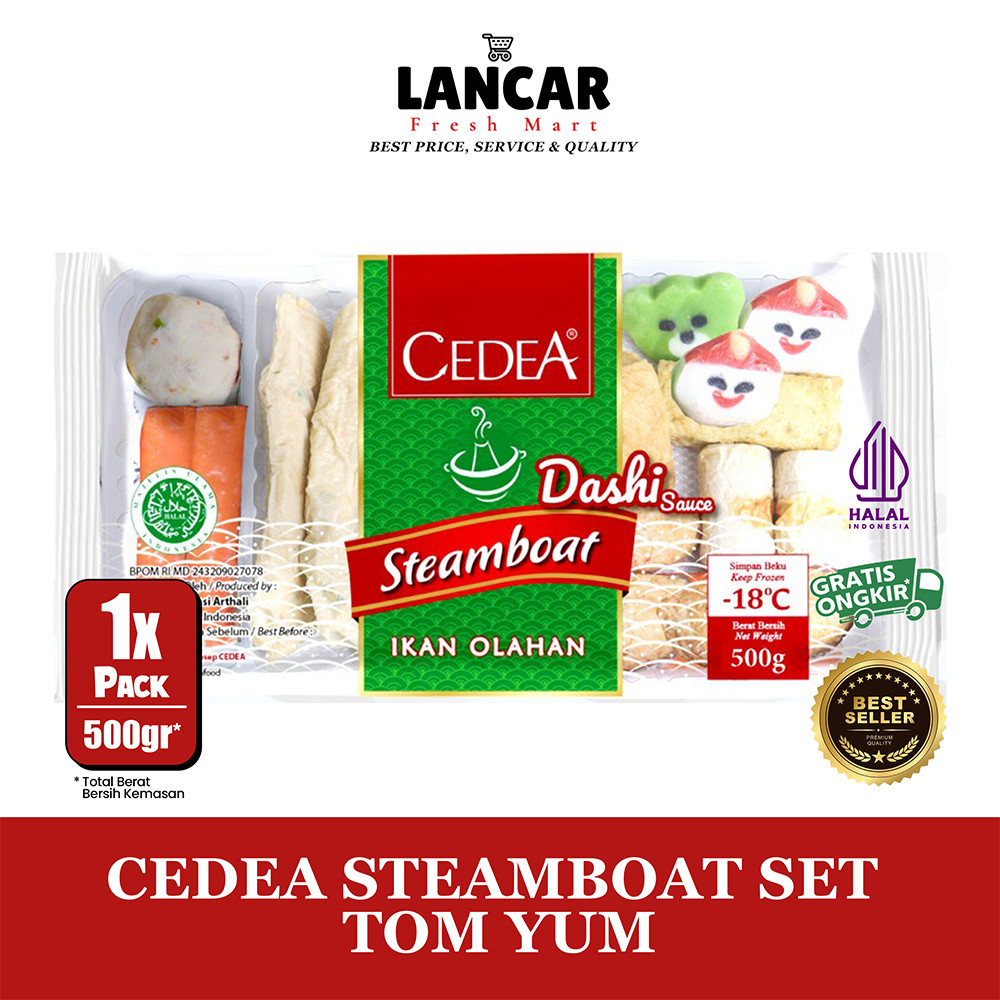 

CEDEA STEAMBOAT SET 500GR