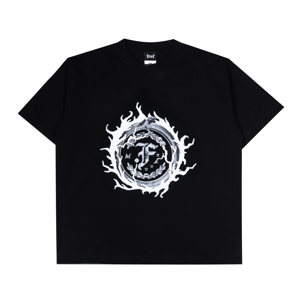 wearesdy .Feast - Ouroboros Chrome - T-shirt - Black