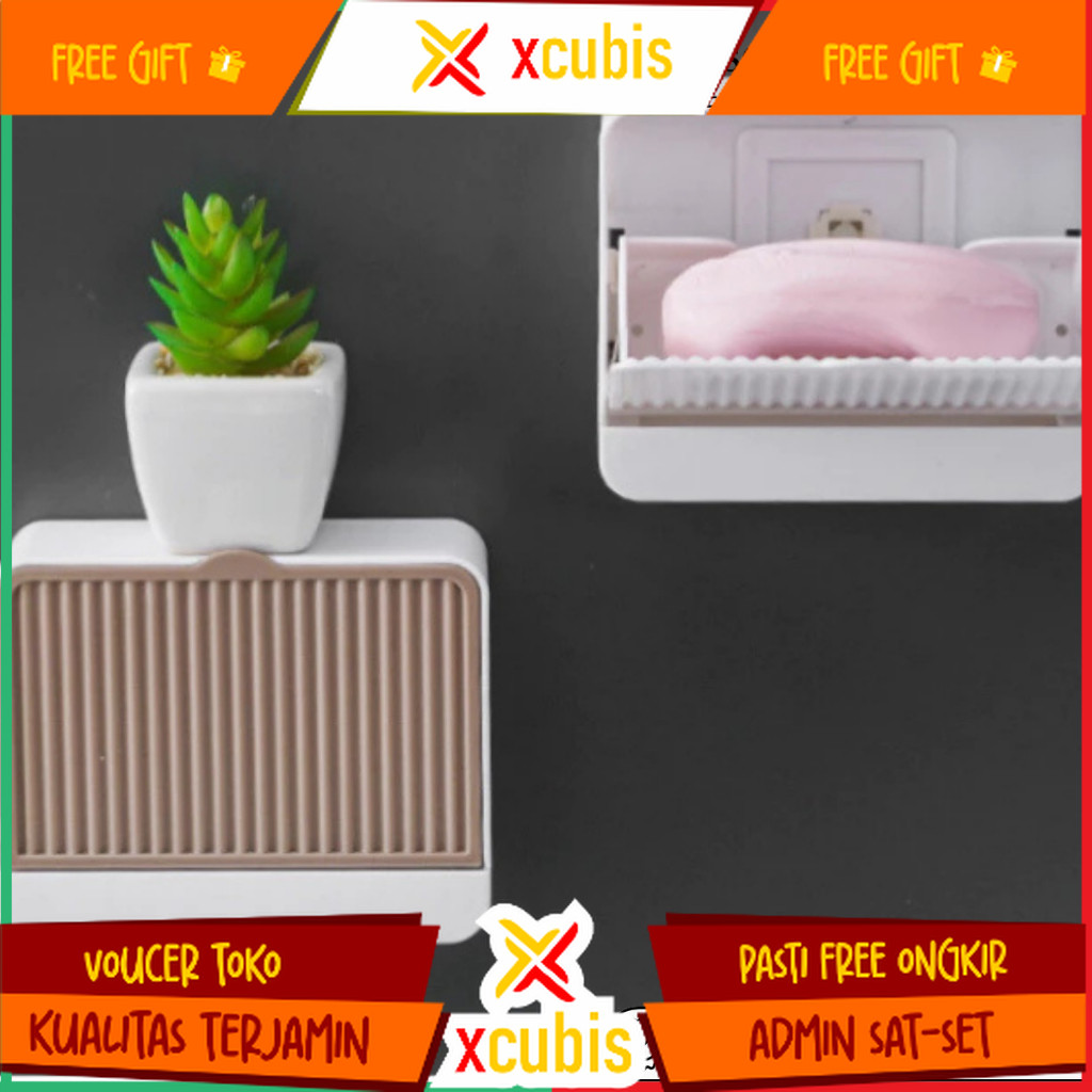 TEMPAT SABUN Tempel Kamar Mandi Tempat Sabun Batang Rak Kamar Mandi COD