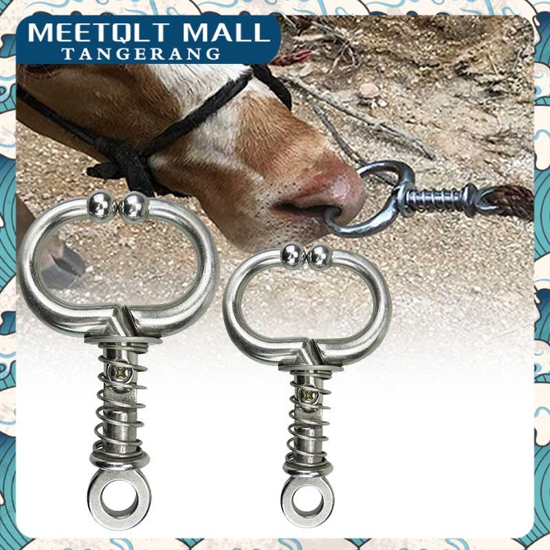 Banteng Sapi Hidung Cincin Peternakan Sapi Klip Penjepit Hidung Sapi Otomatis Stainless Steel
