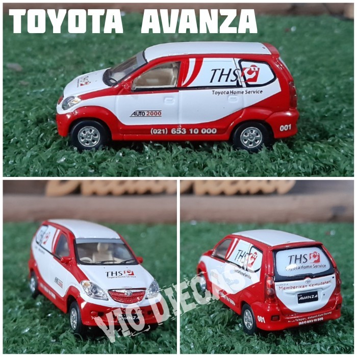 Diecast Toyota Avanza THS mainan anak skala 64