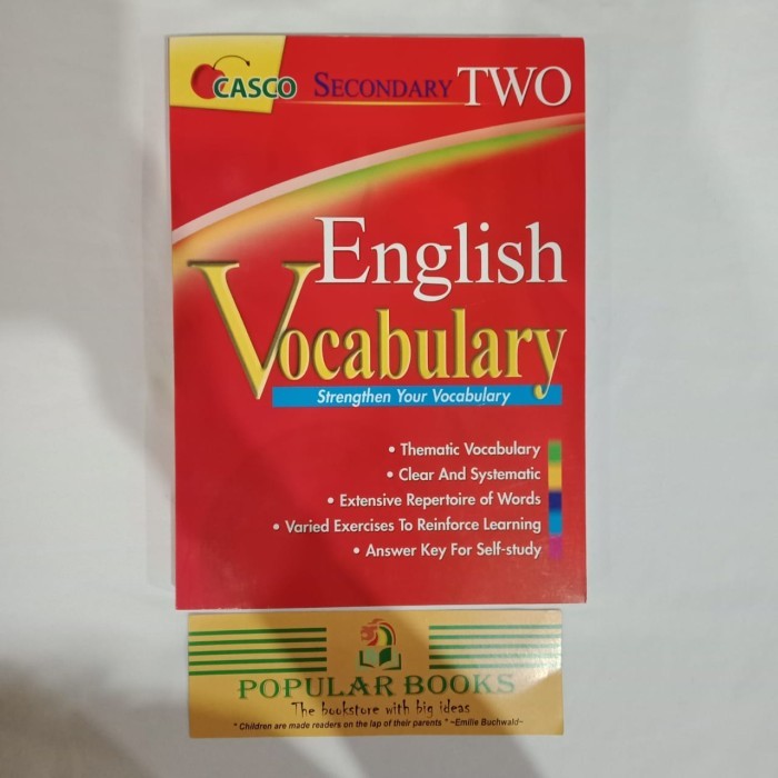 

English Vocabulary Secondary - Secondary 1