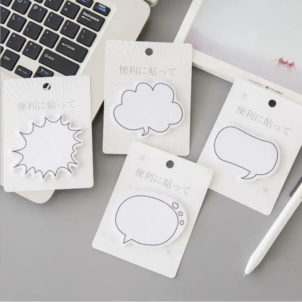 

30 LEMBAR DIALOG MEMO STICKY NOTES CHIBI PATTERN MEMO NOTE PAD CATATAN TEMPEL KOTAK BERGARIS ALAT TULIS PERLENGKAPAN SEKOLAH STATIONERY LUCU GEMAS MURID ANAK KOLEKSI CUTE IMUT SCHOOL NOTEPAD