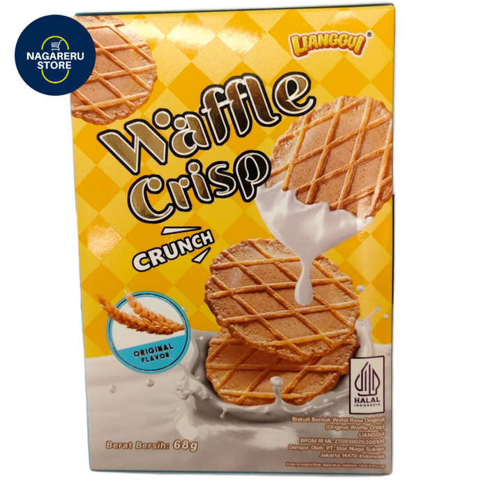 

Lianggui waffle crisp crunch original flavor 68gr