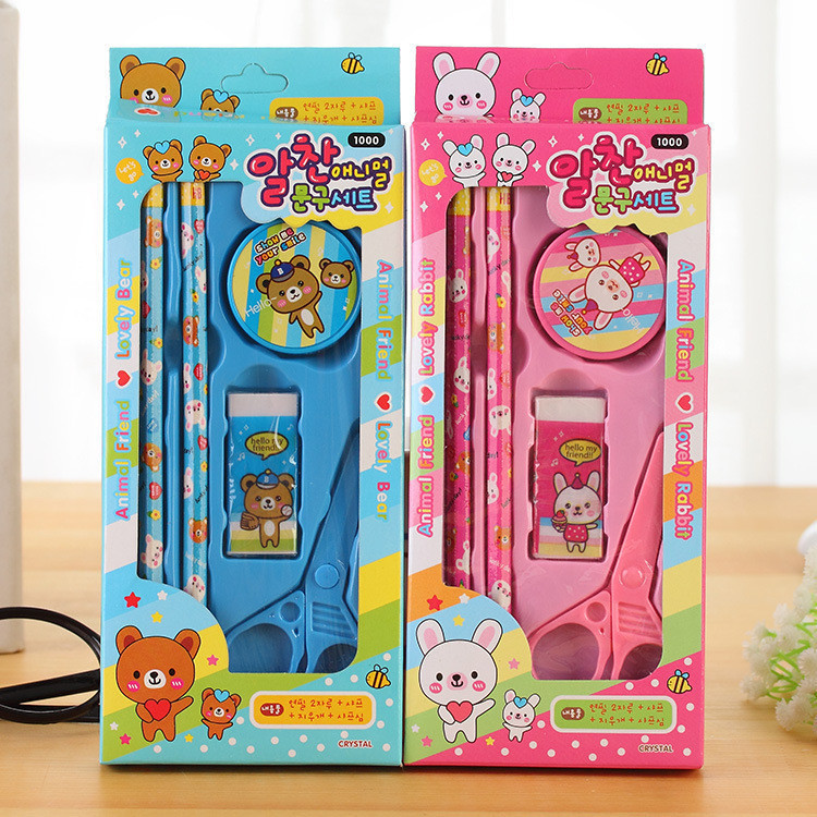 

Alat Tulis Stationary Sekolah Set Paket Alat Tulis 5 In1 Lengkap Kado Souvenir 1019