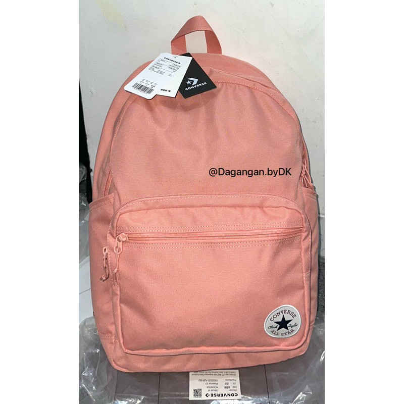 Tas Backpack Converse Original 100% Pink
