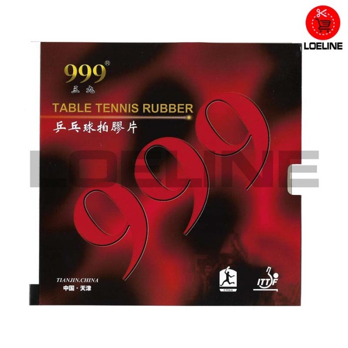 Karet Bet Pingpong Ping Pong 999 T Series Tenis Meja Murah - Hitam