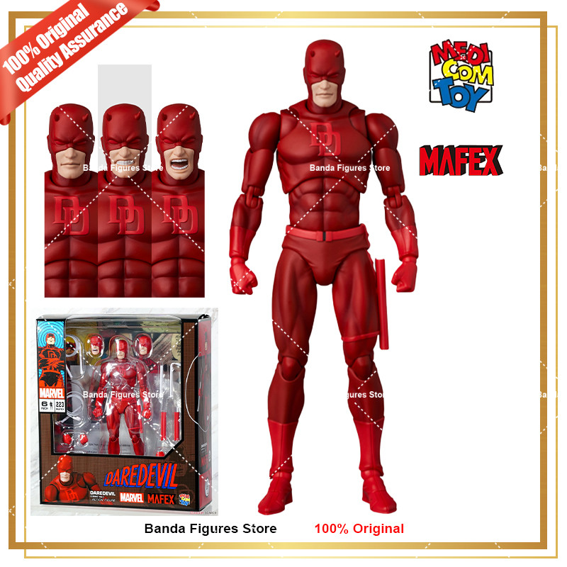 Original Medicom Toy Reissue Mafex No.223 Daredevil Comic Ver Mafex 223 Anime Action Collection Figu