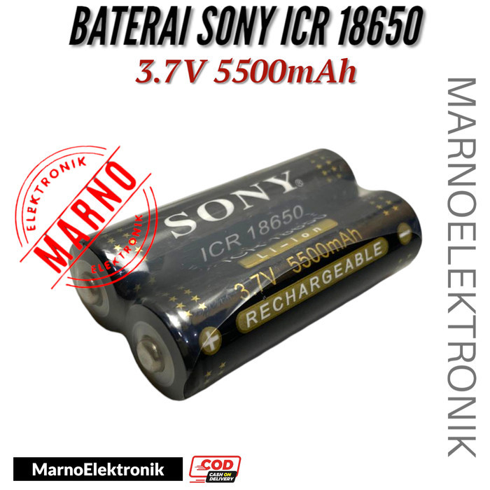 SGA05 BATERAI CHARGER ICR 18650 Li-ion 3.7V 5500mAH SONY ASLI ORIGINAL ORI