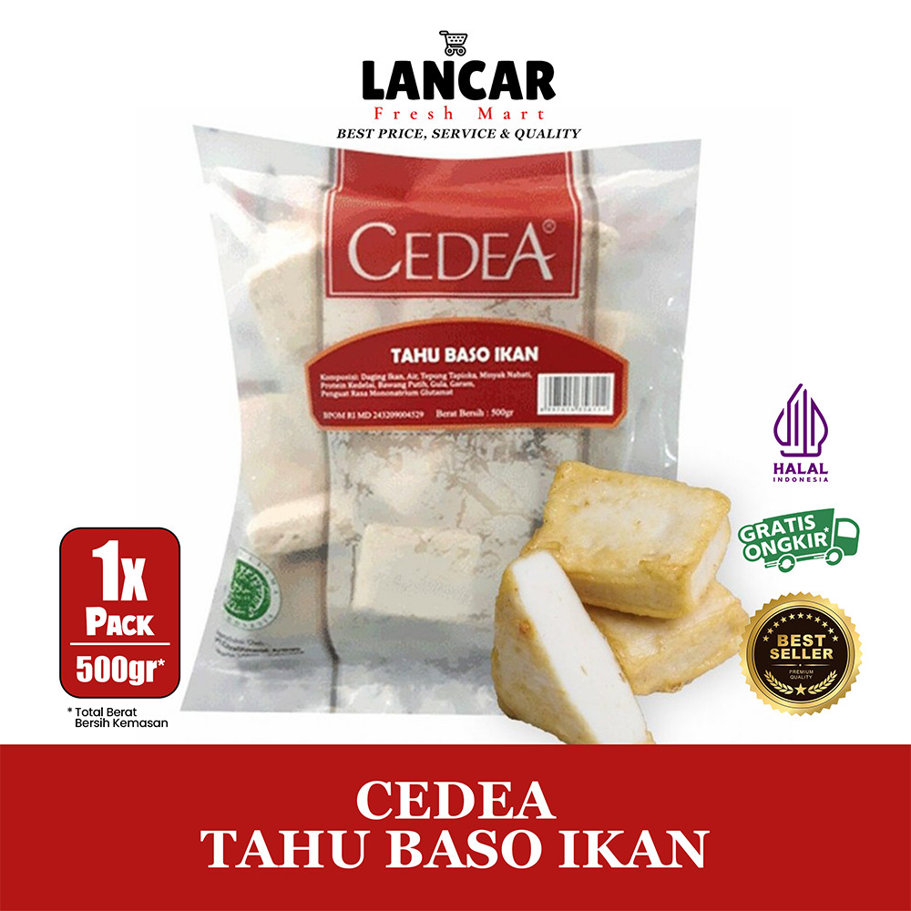 

CEDEA TAHU BASO IKAN 500GR