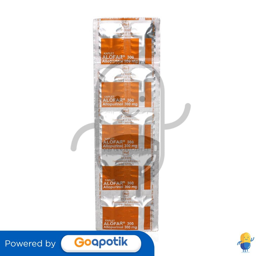 Alofar 300 Mg Strip 10 Kaplet