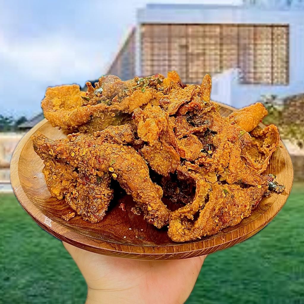 

Kulit Ayam Goreng Crispy Keripik Kulit Food Snack Enak