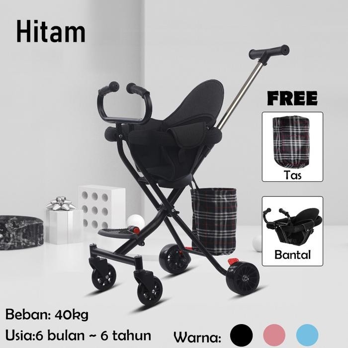 Nina Baby Magic Stroller Baby Lipat Travelling/Magic Stroller Bayi Lipat Travelling Kecil/Kereta Dor