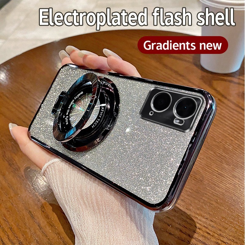 HP Soft Casing OPPO A96 4G case Silikon Untuk OPPO CPH2333 A 96 OPPOA96 4G case berkilau Berlapis ce