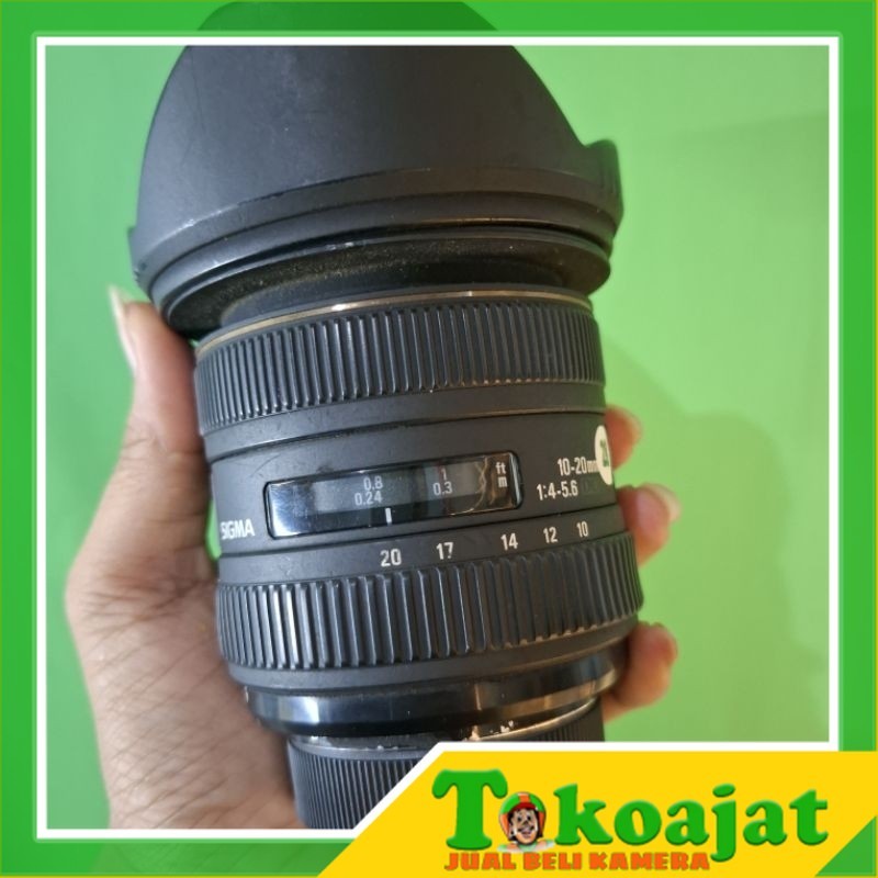 LENSA SIGMA 10-20mm for NIKON WIDE ANGLE