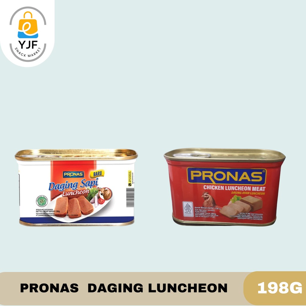 

Pronas Daging Luncheon / Daging Blok / Daging Sapi Luncheon / Daging Ayam luncheon 185g