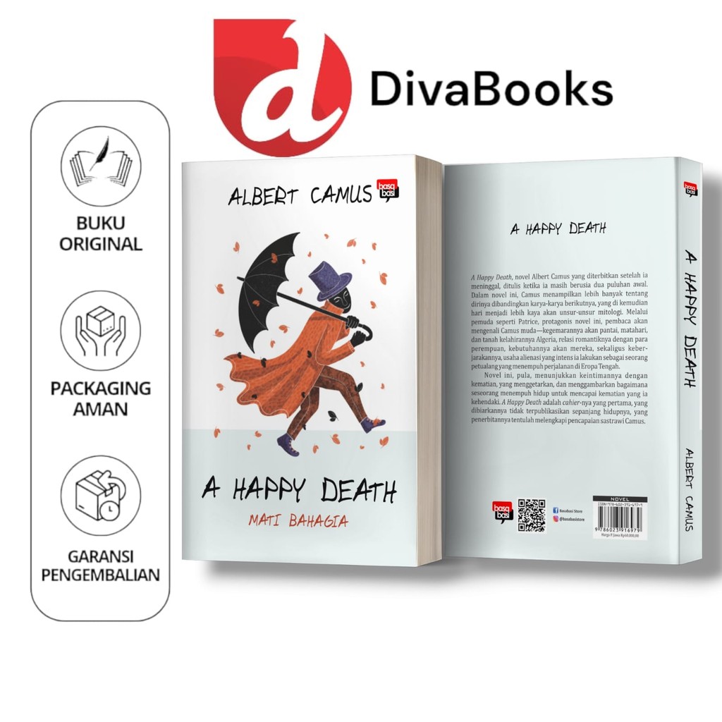 Buku A Happy Death; Mati Bahagia (Albert Camus) BASABASI