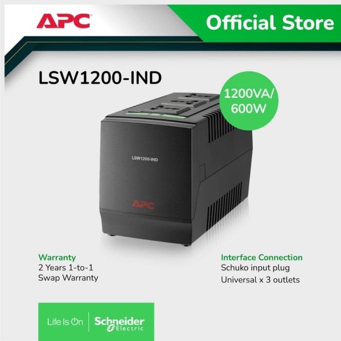 Stabilizer APC 1200VA LSW1200-IND