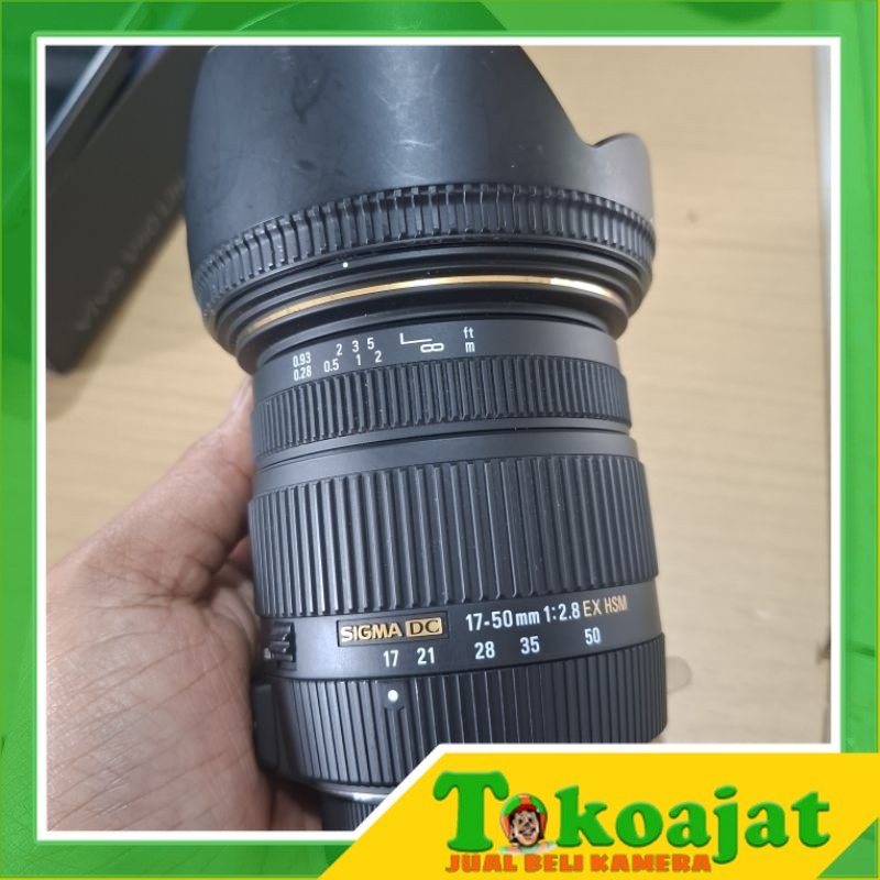 LENSA SIGMA 17-50mm f2.8 For NIKON / sigma 17-50mm f2.8 ex hsm