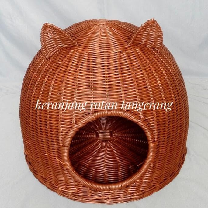 Rumah Kucing Anjing | Kandang Kucing Anjing Hewan Rotan Esspreso Kk527