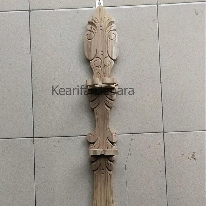 Blawong pusaka tombak minimalis ukir