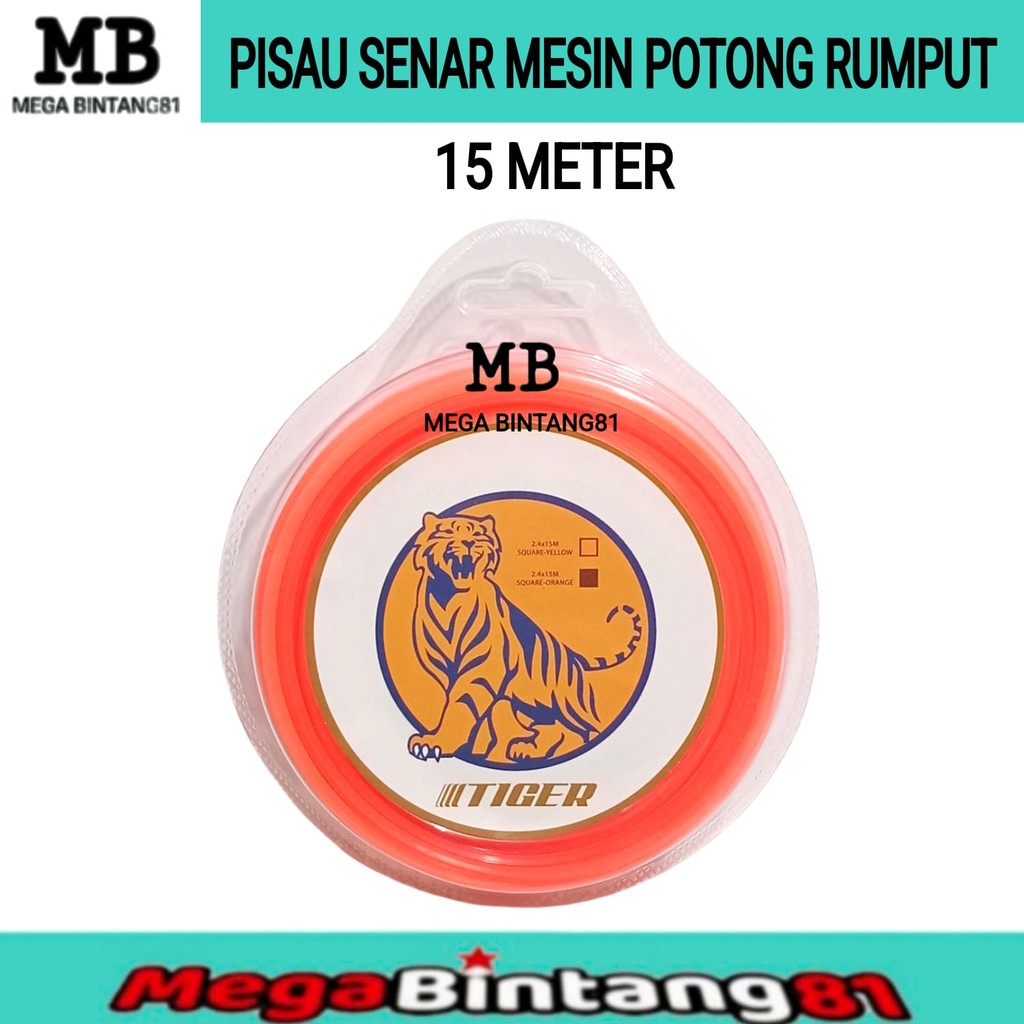 Pisau senar potong rumput senar potong rumput tali senar potong rumput 15MTR