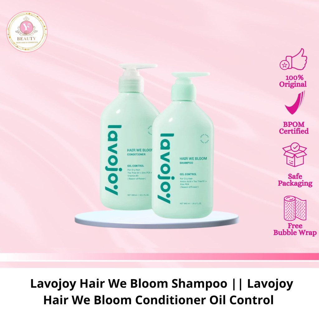 YF Beauty Lavojoy Hair We Bloom Shampoo || Lavojoy Hair We Bloom Conditioner Oil Control