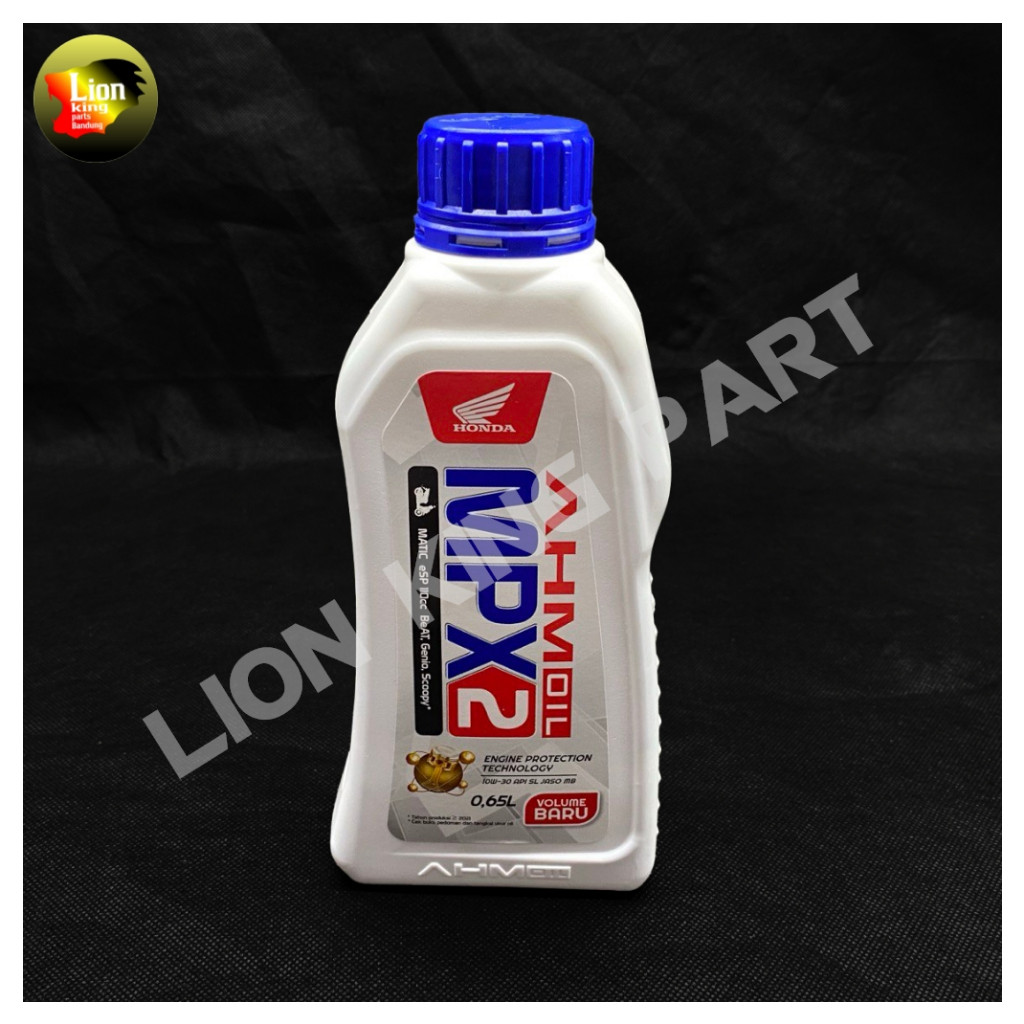 SANRIRINTOJAYASHOP OLI MPX2 650 ML AHM OIL MATIC MPX 2 0,65L 100% ORIGINAL