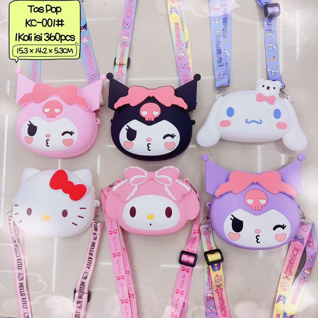 Tas Pop It Sanrio / Tas Pop IT - Tas Anak - Tas Kuromi - Tas Cinnamoroll