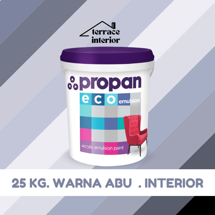 Cat Tembok Interior Propan Eco Emulsion Warna Abu 25 Kg