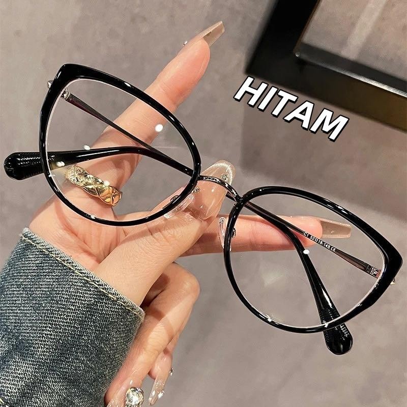Kacamata baca Fashion 2025 new Korea Anti Radiasi Blueray Frame Wanita Anti radiasi biru anti Radias