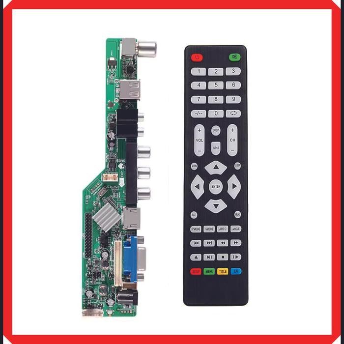 Universal LCD LED TV MainBoard Mesin DTV TV Digital Signal DVB-T2 DVB - mainboard remot