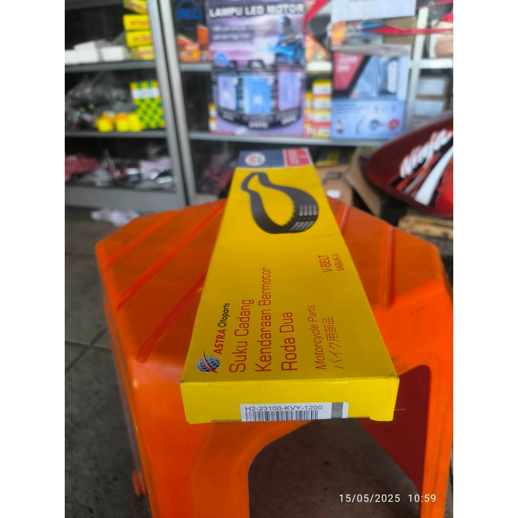 v belt aspira beat karbu, scopy karbu seri kvy original astra