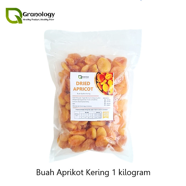 

Dried Apricot / Aprikot Kering (1 Kilogram) by Granology