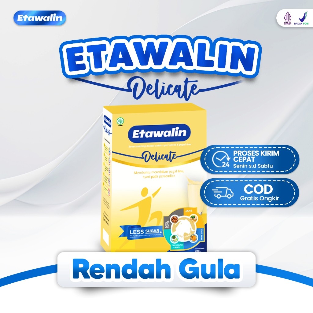 

Susu Rendah Gula Etawalin Delicate - Atasi Permasalahan Tulang dan Sendi Original Store