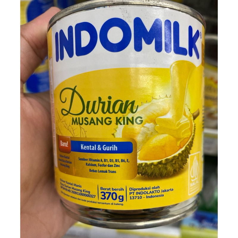 

Indomilk Krimer Kental Manis Durian Musang King 370 Gram - ARM