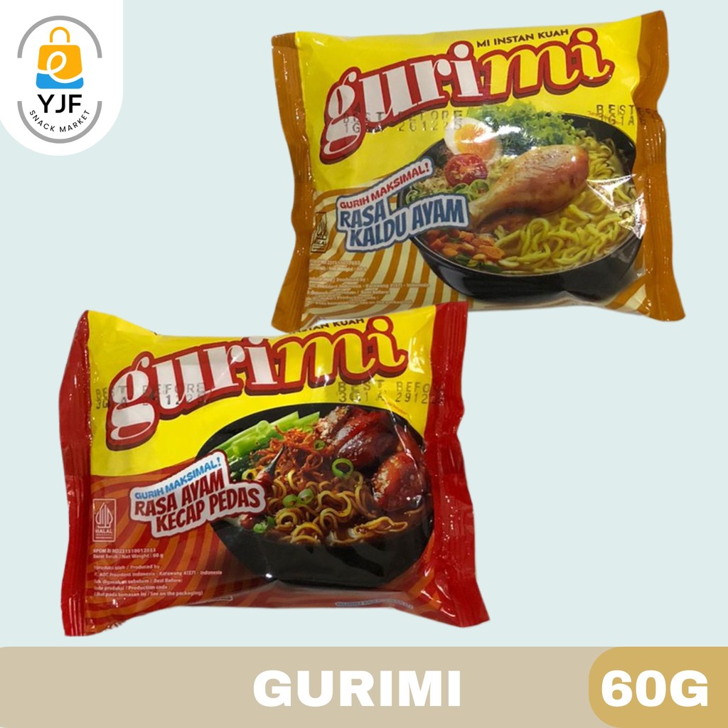 Gurimi / Kaldu Ayam - Ayam Kecap Pedas 60g - 1pc / Mie Instan / Mie Goreng / Mie