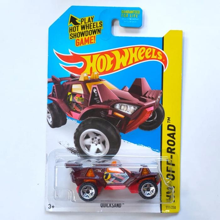 TR99 Hotwheels Hot Wheels Quicksand Quick Sand merah tua 2014 HW Off Road