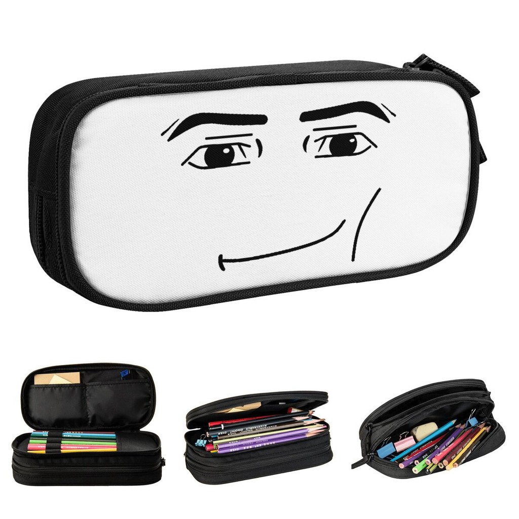 

Cute Anime Robot Robloxed Face Pencil Case Pencil Box Pen for Student Big Capacity Bags Students School Gifts Stationery