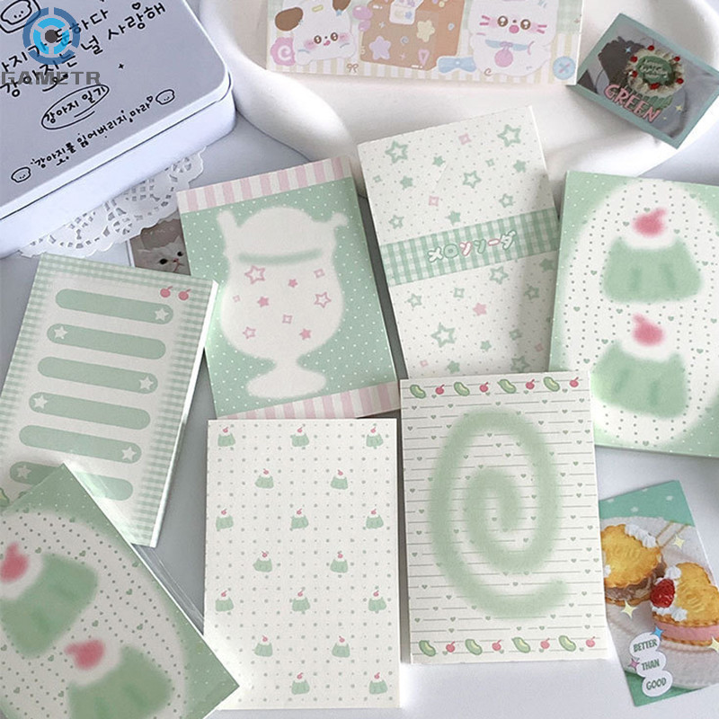 

50Sheets Cartoon Cute Notebook Kawaii Tearable Message Note Pad Portable Non-sticky Notepad Student Stationery Office Supplies