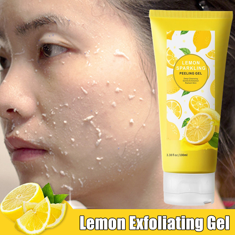 Gel Pengelupasan Wajah Exfoliating Gel Penghilang Kulit Mati Eksfoliasi Wajah Blackhead Cleanser Lem